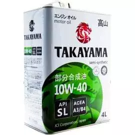 Моторное масло TAKAYAMA SAE 10W-40, API SL, ACEA A3/B4 605591