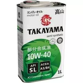 Моторное масло TAKAYAMA SAE 10W-40, API SL, ACEA A3/B4 605590