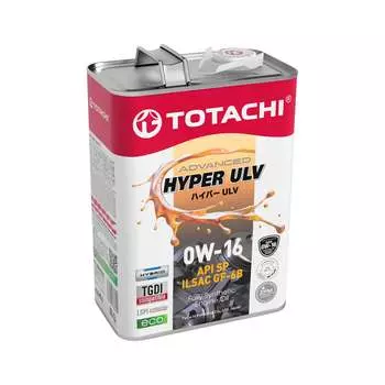 Моторное масло Totachi Hyper ULV Synthetic SP/GF-6B 0W-16 E0004