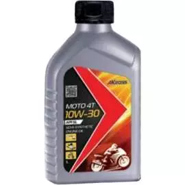 Моторное полусинтетическое масло AKross Мoto 4Т 10W-30 SL AKS0028MOS
