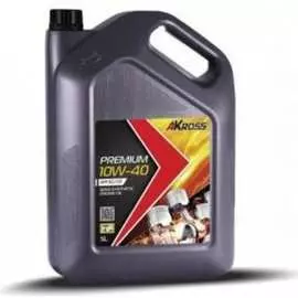 Моторное полусинтетическое масло AKross PREMIUM 10W-40 SG/CD AKS0008MOS