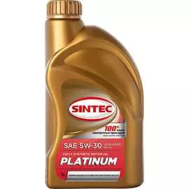 Моторное синтетическое масло Sintec PLATINUM SAE 5W-30 API SL, ACEA A5/B5 801988