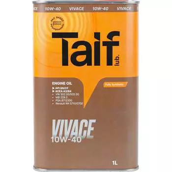 Моторное синтетическое масло TAIF VIVACE 211029