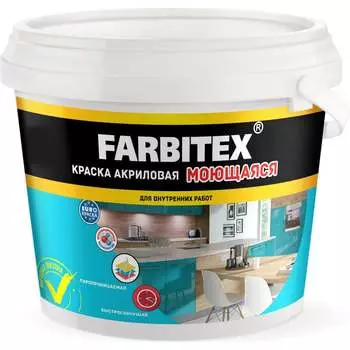 Моющаяся акриловая краска Farbitex 4300004281