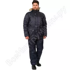 Мужская зимняя куртка факел аляска темно-синяя, р.60-62, рост 170-176 86016000.012