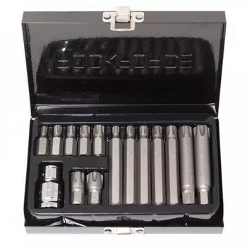 Набор бит ribe c битодержателем 1/2" 15 предметов rockforce rf-4159