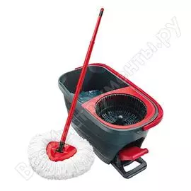 Набор для уборки со шваброй и ведром vileda turbo smart 163426