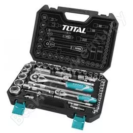 Набор инструмента, 1/2,1/4, 44 предмета total tht421441