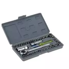 Набор инструментов в кейсе tundra универсальный, 1/4" и 3/8", 40 предметов 881849