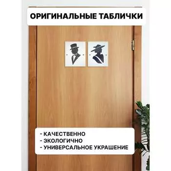 Набор интерьерных табличек на дверь Симфония 3-101