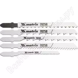 Набор полотен для электролобзика по дереву MATRIX Professional 78250