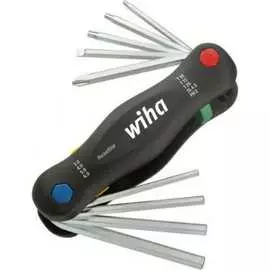 Набор шестигранных ключей torx и отверток 9шт wiha pocketstar sb351 pg9x 25295