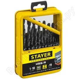 Набор сверл по металлу STAYER Professional 29602-H19-M_z01