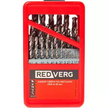 Набор сверл по металлу REDVERG 6680977