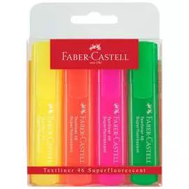 Набор текстовыделителей Faber-Castell 46 Superfluorescent 154604/15460400