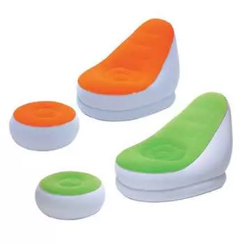 Надувное кресло bestway comfort cruiser inflate-a-chair 122x94x81 см 75053 bw
