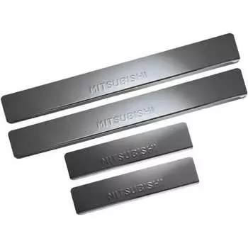 Накладка внутренних порогов MITSUBISHI Eclipse Cross 2017-> 4 Dollex NPS-089