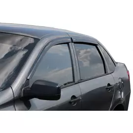 Накладные дефлекторы на боковые стекла azard ваз 2190 седан 4 шт voron glass def00290