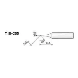Наконечник для паяльников FX-8801-03/FX-600 HAKKO