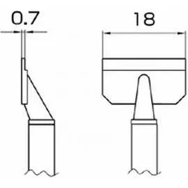 Наконечник для термопинцета FM-2022 HAKKO