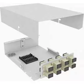 Настенный многомодовый укомплектованный оптический кросс TopLan