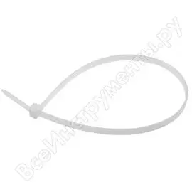 Нейлоновая хомут-стяжка REXANT с тройным замком 150x3,6 мм, белая 67-0150-4