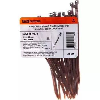 Нейлоновый хомут TDM ELECTRIC ЭКО SQ0515-0375