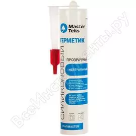 Нейтральный силиконовый герметик MASTERTEKS PROFMASTER 53374