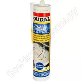 Нейтральный санитарный силиконовый герметик Soudal 118312