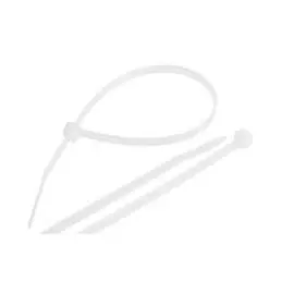 Неоткрывающаяся нейлоновая стяжка NIKOMAX NMC-CTN100-25-SL-WT-100