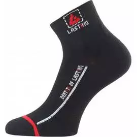 Носки lasting tcu 900, microfiber+polyester, черный, размер s, tcu900s
