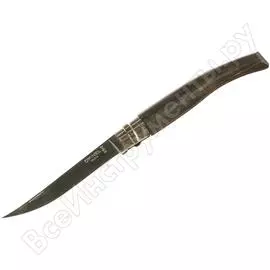 Нож, нержавеющая сталь, рукоять из мозамбикского эбенового дерева opinel slim №10 2016