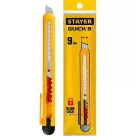 Нож STAYER QUICK-9 0901_z01