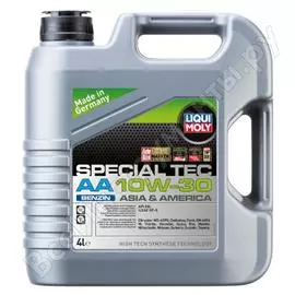 НС-синтетическое моторное масло LIQUI MOLY Special Tec AA Benzin 10W-30 21337