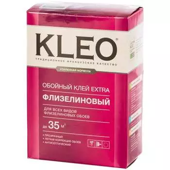 Обойный клей для флизелиновых обоев kleo сыпучий 030 extra 35