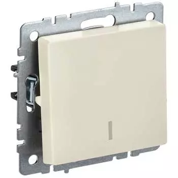 Одноклавишный выключатель IEK Brite вс10-1-1-бркр BR-V10-1-10-K10