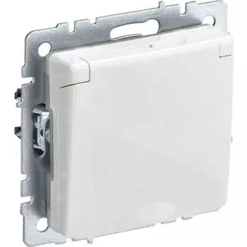 Одноместная розетка IEK Brite рсбш10-3-44-брб BR-R16-16-44-K01