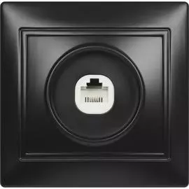 Одноместная телефонная розетка Smartbuy Венера SBE-01b-S1-PH