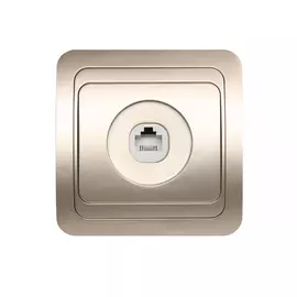 Одноместная телефонная розетка Smartbuy Марс SBE-02c-S1-PH