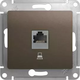 Одноместный механизм компьютерной розетки Systeme Electric GLOSSA GSL000881K