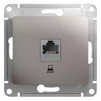 Одноместный механизм компьютерной розетки Systeme Electric GLOSSA GSL001281K
