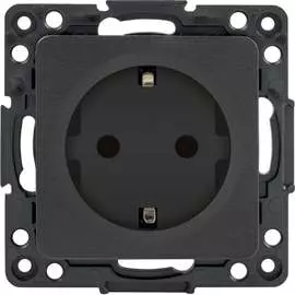 Одноместный механизм розетки EKF PROxima Стокгольм EZR16-028-10