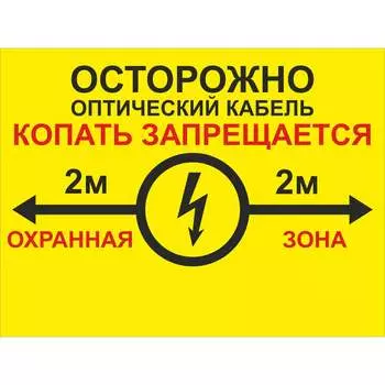 Односторонняя табличка ПРОТЭКТ ТС300/400/2-2