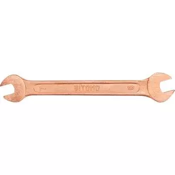 Омедненный двусторонний рожковый ключ SITOMO SIT 290374