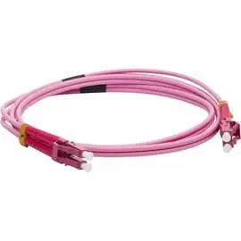 Оптический дуплексный патч-корд LANMASTER LAN-2LC-2LC/OM4-5.0