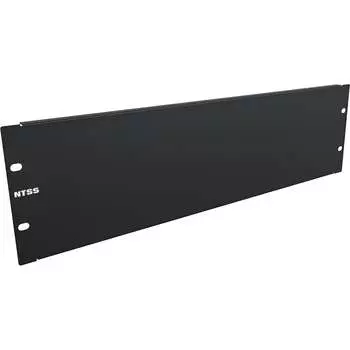 Панель заглушка NTSS 3U крепление 19 3U, черный RAL 9005 NTSS-FUB-3U-BL