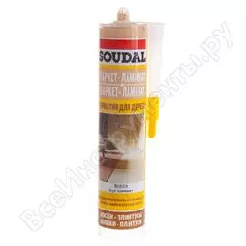 Паркетный акриловый герметик Soudal 111257
