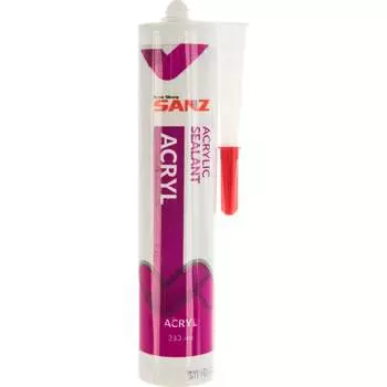 Паропроницаемый акриловый силиконизированный герметик SANZ ACRYL-S ACRYL-7431-W