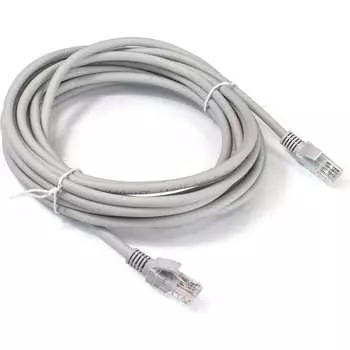 Патч-корд ExeGate LSZH UTP-RJ45-RJ45-5e-7M-LSZH-GY 290421