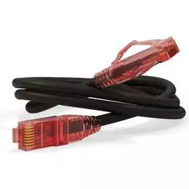 Патч-корд Hyperline PC-LPM-UTP-RJ45-RJ45-C5e-0.5M-LSZH-BK 229950